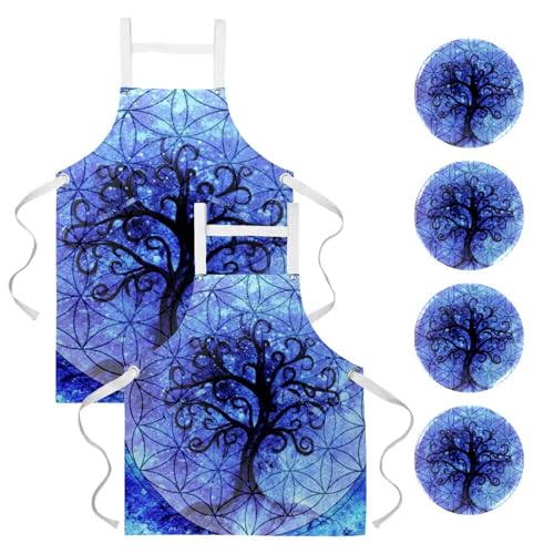 Tablier de serveuse pour cuisine et nettoyage évitant les taches