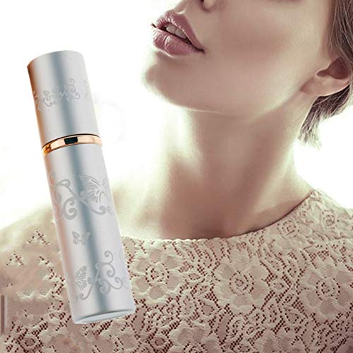Preisvergleich Produktbild ppactvo Parfum Zerstäuber Für Unterwegs Parfüm Zerstäuber Nachfüllbar Zerstäuber-Sprühflaschen Ungiftige Sprühflasche Reisezubehör Perfekt für unterwegs Silver