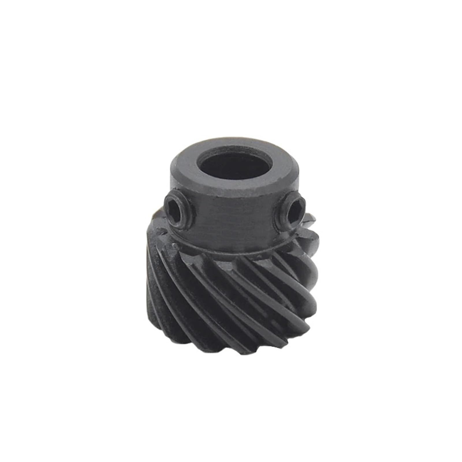 Bevel Gear Pinion Hardware Mechanical Helical Teeth 15 Teeth T Spiral Gear Staggered 45 Degree Hole Diameter 8mm Helical Gear Steel Gear(15 Teeth Left Spiral)