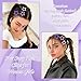 NAISKA Purple Star Hair Clips Non Slip Hair Pins Snap Hair Barrettes Accessories for Girls Women Hair Decoration (12PCS)