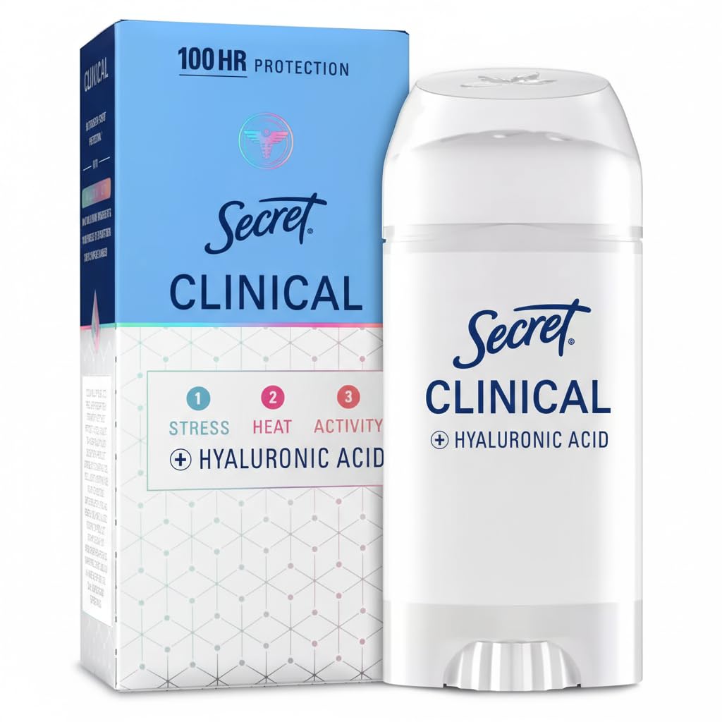 secret clinical strength solid antiperspirant & deodorant for women - light & fresh – 2.6oz