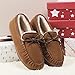 DREAM PAIRS Men's Moccasin Slippers Fuzzy Plush House Shoes Indoor Outdoor Fleece Lining Loafers,Size 10,Tan,FUR-LOAFER-01