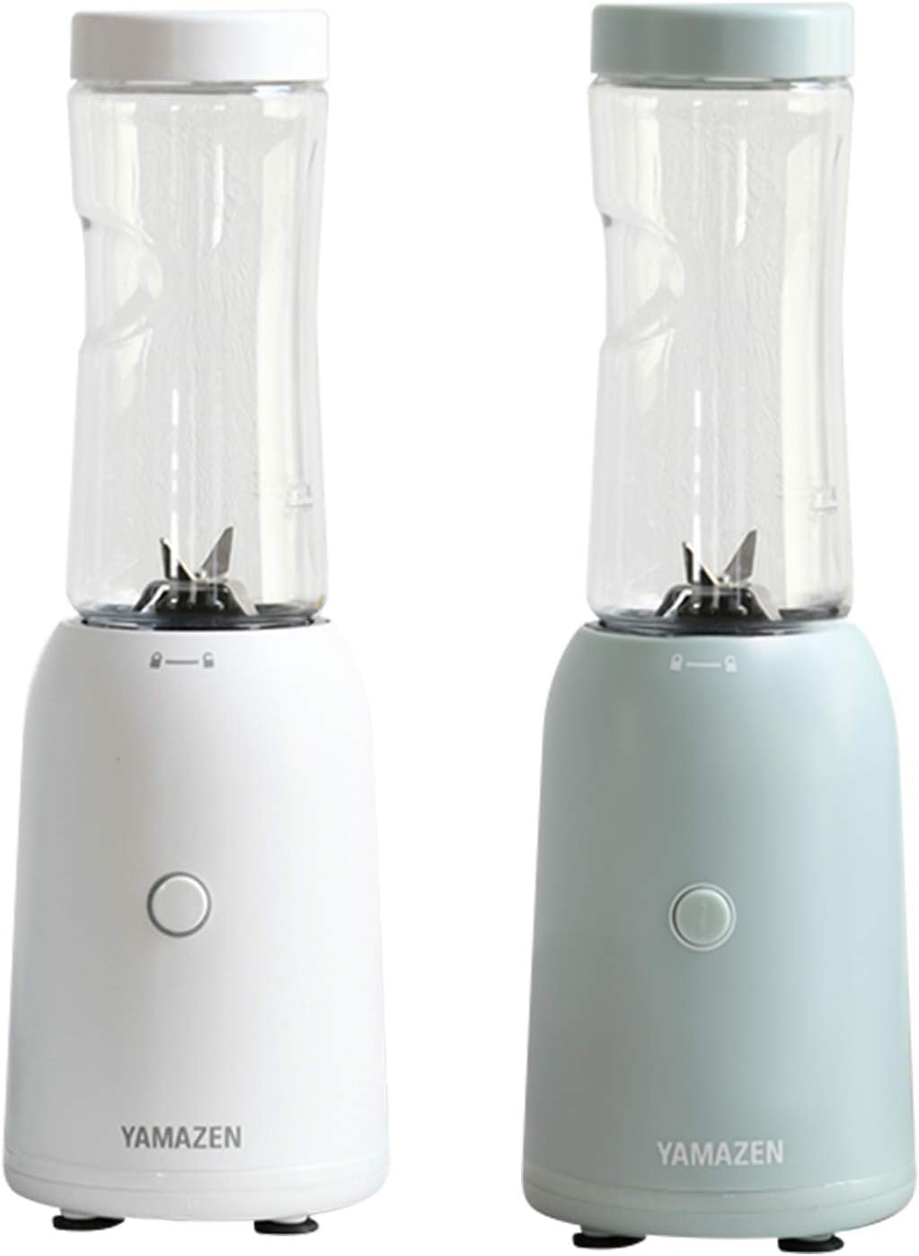 《週末限定タイムセール》 山善 タンブラー ミキサー ジューサー 280ml 小型 スムージー ふた ケース付き ホワイト YMF280 W