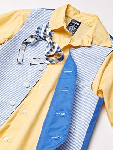 Image of IZOD Boys' 4-piece Formal Dress Up Suit Set, Vest, Pants, Collared Shirt, and Tie