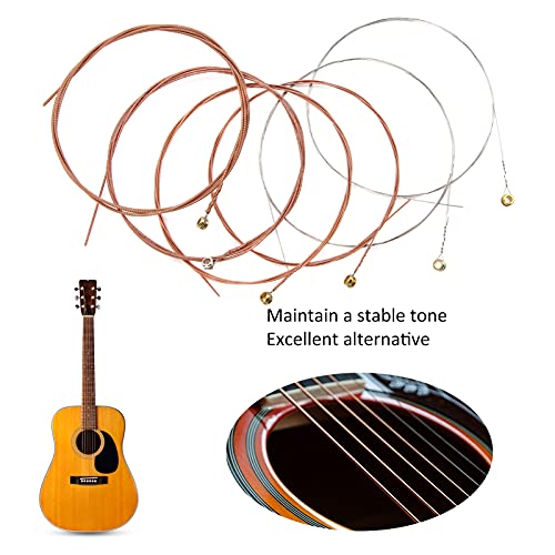Corde de guitare acoustique Remplacement de cordes de guitare acoustique Revêtement antirouille Léger Accessoires pour… - Les Beatles, Paul McCartney, John Lennon, RIngo Starr, George Harrison Corde de guitare acoustique Remplacement de cordes de guitare acoustique Revêtement antirouille Léger Accessoires pour… – Image 3