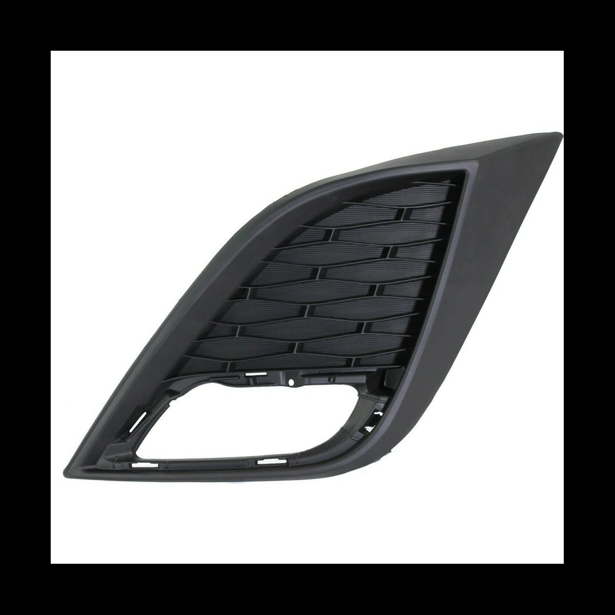 Parrilla Delantera de Coche BBN250C11C Luz Antiniebla Parachoques Delantero Derecho Coche Cubierta Parrilla Lámpara Antiniebla con Marco Cromado para Mazda 3 2010 2011 Rejilla Frontal