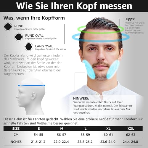 Casco Jet Moto YEMA YM-627 | Doble Visera | Homologado ECE 22.06 | Ligero y Ventilado | para Scooter y Ciudad