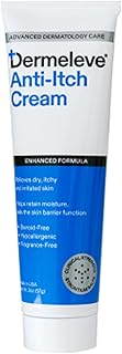 Dermeleve Steroid Free Anti-Itch Cream | Extra Strength for Psoriasis, Seborrheic Dermatitis, Viral Rash, Bug Bites, Allergy, Chronic Hives, Neuropathy (Nerve) | Full Body Itch Relief | 2 oz (1 Pack)