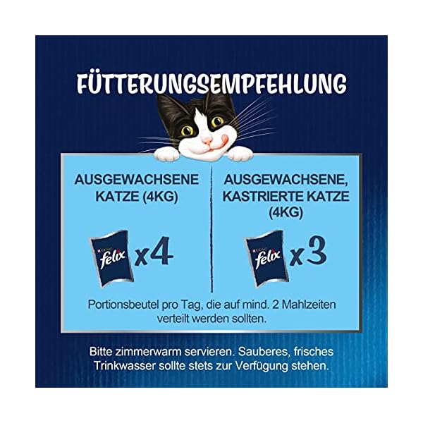 Felix So gut wie es aussieht Katzenfutter nass in Gelee, Fisch Sorten-Mix, 120er Pack (120 x 85g) – Bild 8