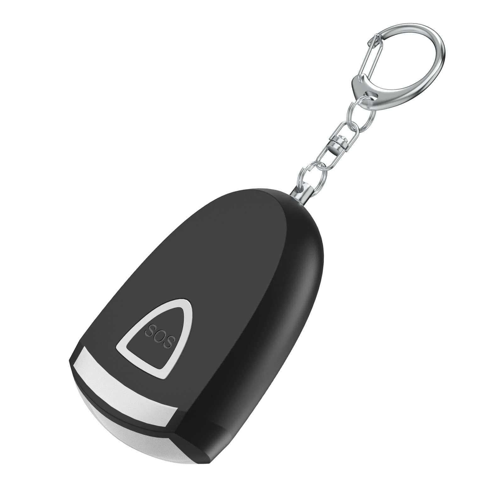 Safe Sound Portable Alarm Keychain 130dB Portable Safe Protective Device for Women Kid Elderly Outdoor Security Person Alarm for Seniors Sound Person Keychain for Women Rechargeable