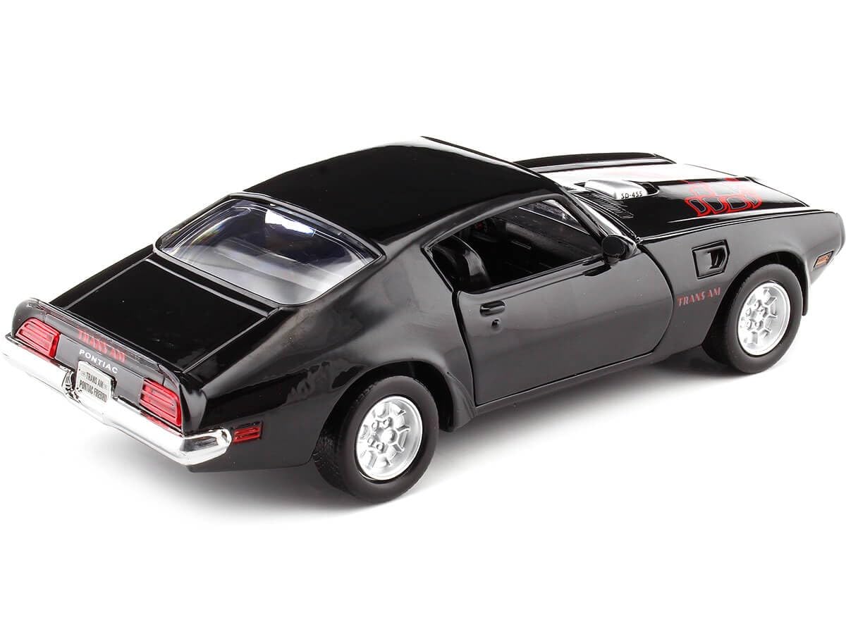 Amazon.com: 1973 Pontiac Firebird Trans Am Black 1/24 Diecast