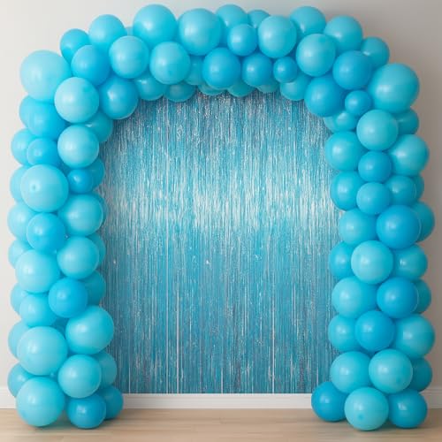 Voircoloria 3 Pack 3.3 x 6.6 ft Foil Fringe Backdrop Curtains, Tinsel Streamers Party Decorations, Fringe Backdrop for Birthday, Baby Shower, Gender Reveal, Graduation - Image 8