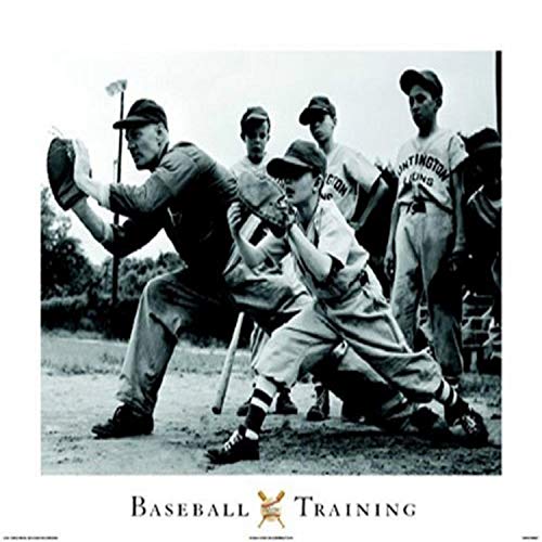 BUY ART FOR LESS Baseball Training 5 X 7 Poster