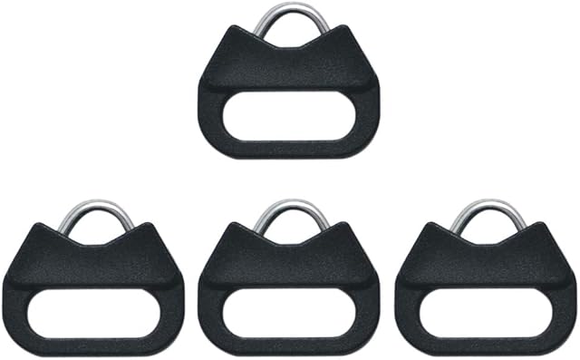 VKO Lug Ring Camera Strap Triangle Split Ring Hook + Plastic Cap compatible with/replacement for SONY D-SLR Rangefinder Mirrorless Camera W/Round Eyelet(2 Pair)