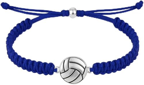 Miniatura 17 de Pulsera con dijes de voleibol Sportybella - Pulseras ajustables con dije de voleibol. Regalos ideales y recuerdos para jugadores de voleibol.