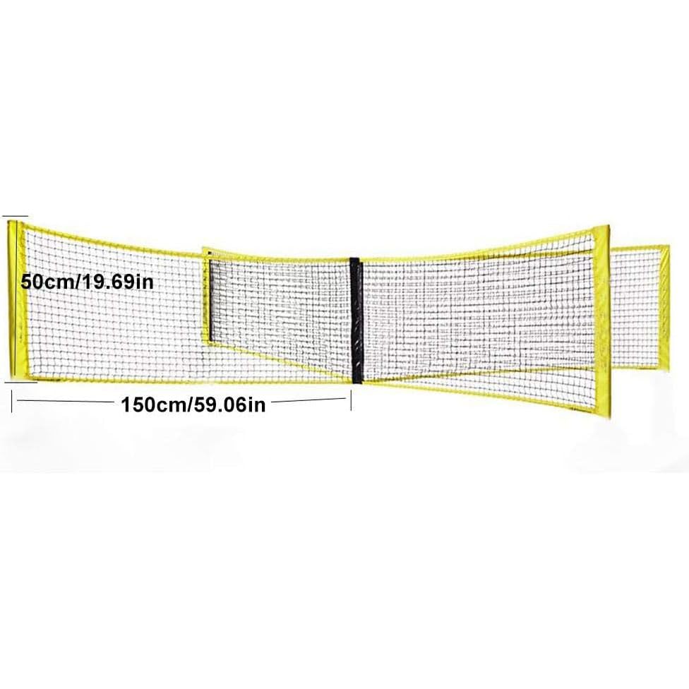 4 Côtés Filet De Volley-Bail – Pour Arrière-Cour/Jardin – Neuf – Adulte