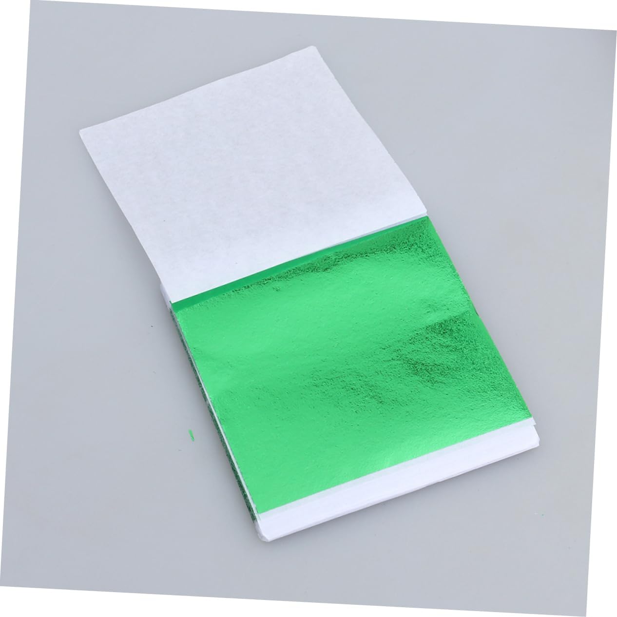 Angoily 400pcs Gold Foil Sheets for Crafts Imitation Leaf Foil Paper Shiny Decorative Sheets Art Paper Leaf