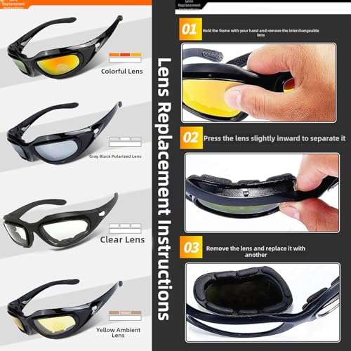 BLRUMA Polarized Motorcycle Glasses
