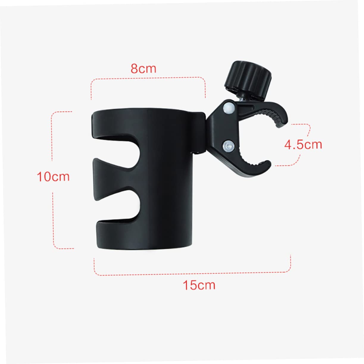 Abaodam Double Stroller Cup Holder Stroller Bottle Rack Organizer for Baby Bottle