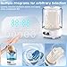 Portable Washing Machine and dryer Underwear Washer,Upgraded Portable Mini Washing Machine,Rechargeable Cordless portable washer, Laundry Cup for Bra, Underwear, Socks (3Lwhite)