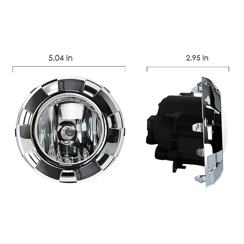Phares antibrouillard avant Pajero V73 V97 avec finition chrome chic