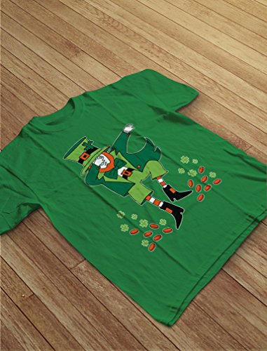 Tstars St. Patrick's Day Shirt Clovers Dabbing Leprechaun Toddler Kids T-Shirt3