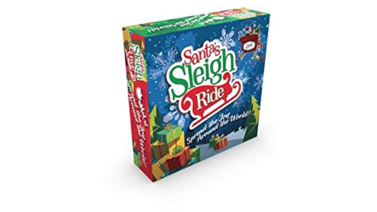 Santa's Sleigh Ride - Educational Christmas Board Game for 2-6 Players, Ages 5+