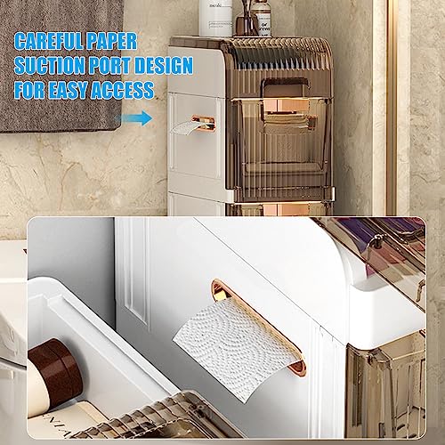 Design peu encombrant pour ce meuble de grande capacité qui s'intercale partout