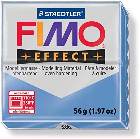 Staedtler Arcilla de modelado original con efecto de arcilla "Blauachat (386) piedra preciosa" (56 G)