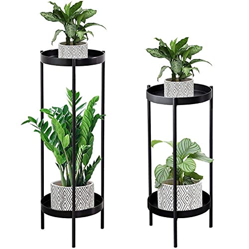 FUNME Tall Plant Stand Metal Plant Stand Potted Plant Stand Indoor 2