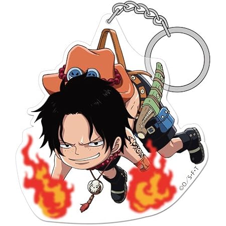 Amazon ワンピース エース アクリルつままれストラップ アニメ 萌えグッズ 通販