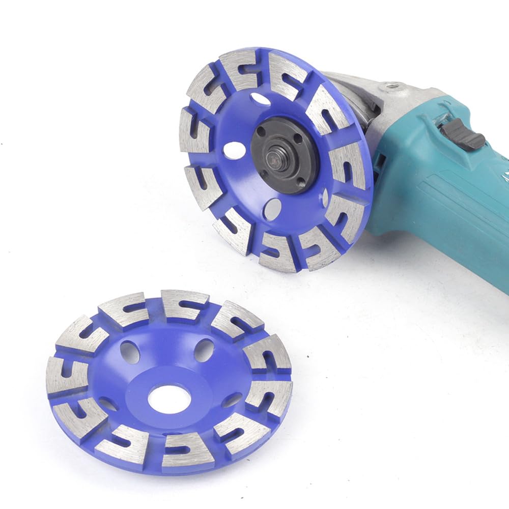 1PC 125mm Disco diamantato per smerigliatura a forma di ciotola per smerigliatura per cemento, granito, pietra, ceramica, lucidatura, 1 pz 125mm, 1