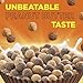 REESE’S PUFFS Chocolatey Peanut Butter Cereal, Kid Breakfast Cereal, Family Size, 19.7 oz