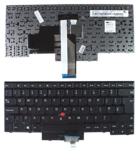 Clavier pour Lenovo ThinkPad Edge E430 noir afin de remplacer des touches défectueuses