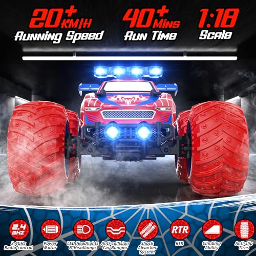 image for EpochAir 1:18 Remote Control Car - 20km/h 2.4GHz All Terrain Off-Road 