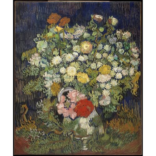 Poster Van Gogh fleurs dans un vase poésie artistique pour la maison