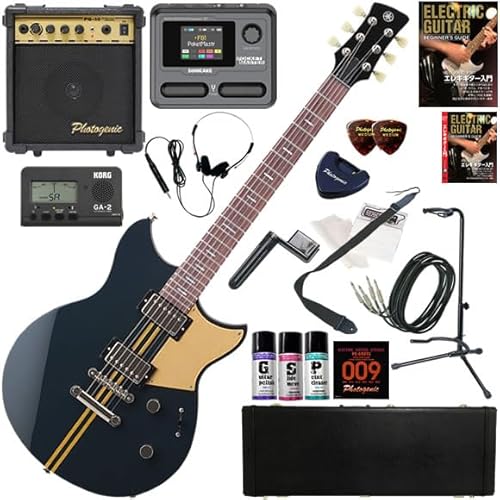 【セット品】YAMAHA エレキギター初心者入門 日本製 マルチエフェクターも入ってる!最強の20点セット RSP20X/RBC(ラスティブラスチャコール)