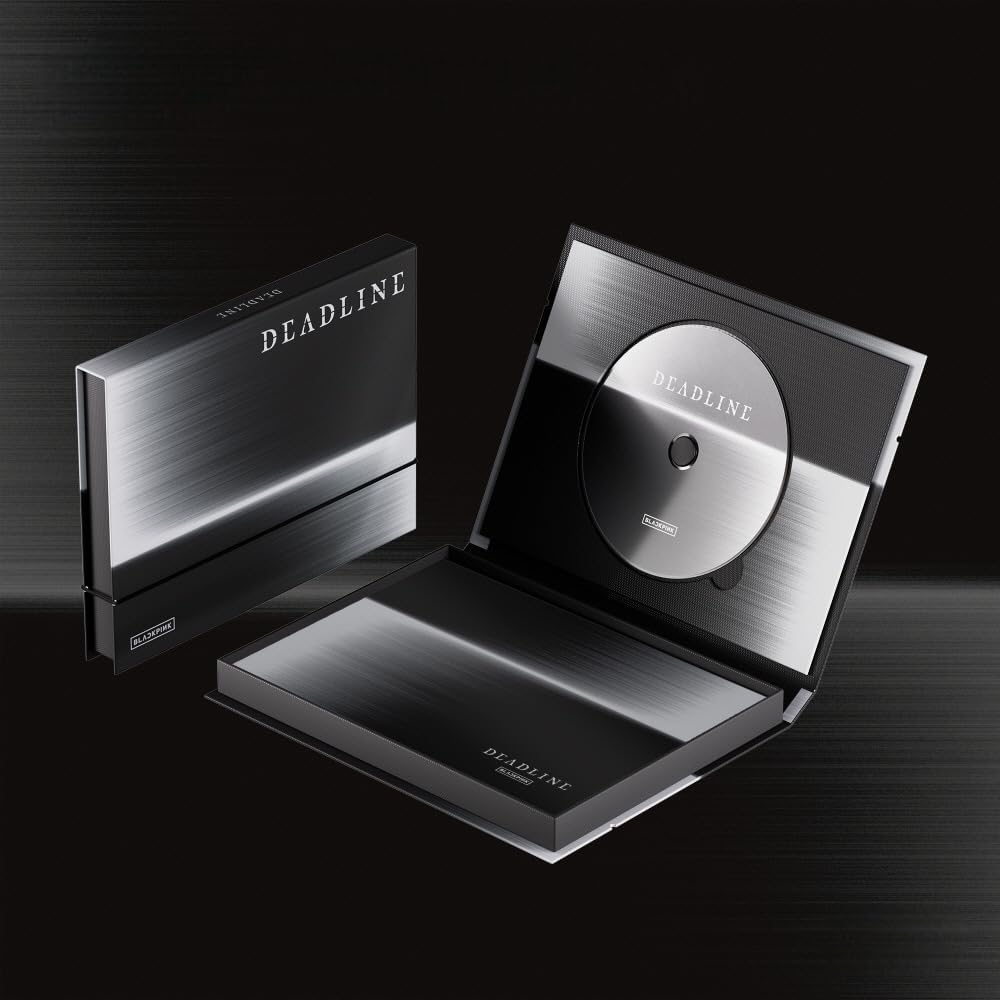 Generisch Black-PINK Deadline [Gray Ver.] 3rd Mini Album + Extra Photocards