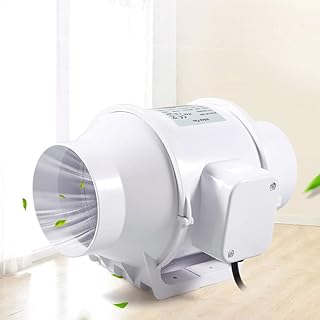 DNYSYSJ Extractor Fan Mixed Flow Ventilation System Exhaust Air Fan for Bathroom Kitchen 36W