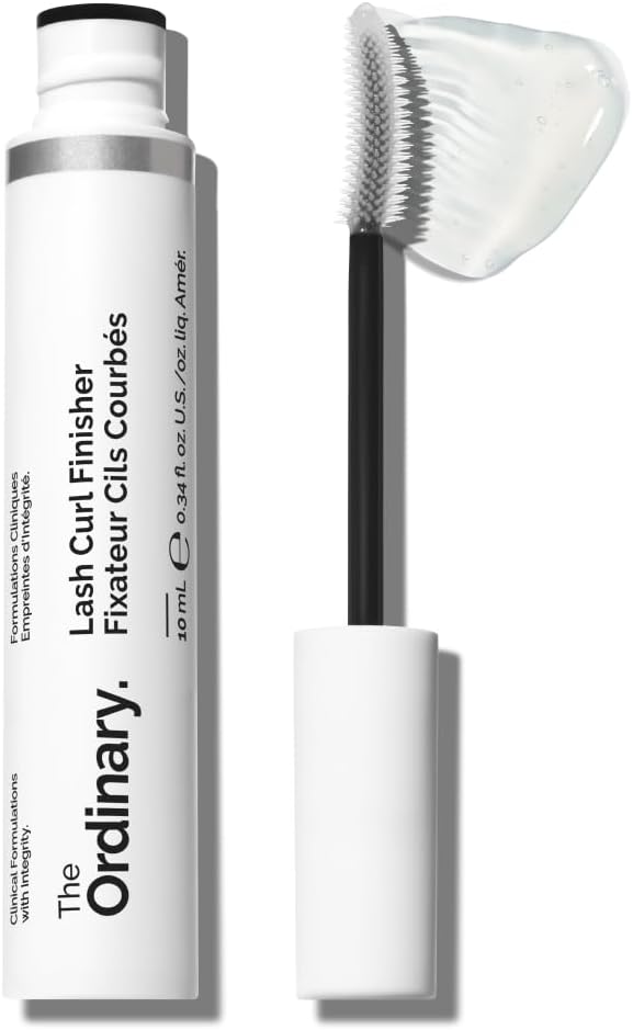 Lash Curl Finisher, Clear Lash Styling Gel with Squalane to Set and Define Lashes 0.3 Fl Oz