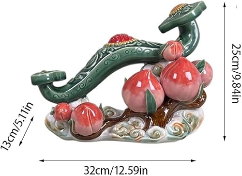 Miniatura 2 de Decoración de escritorio adornos chinos retro, adornos de cerámica para porche, gabinete de exhibición, adecuado para oficinas, hoteles,