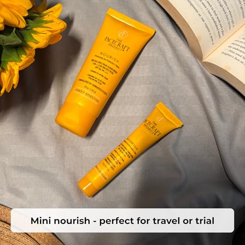 Image of THE FACECRAFT PROJECT Sunscreen SPF 50+ PA+++ Broad Spectrum UVA & UVB Protection, Lightweight Hydrating Cream with Aloe Vera, Non-Sticky, No White Cast, Daily Sun Care for Unisex Adults (15gm)