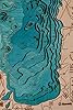 Small Lake Tahoe, CA 3D Wood Map #3
