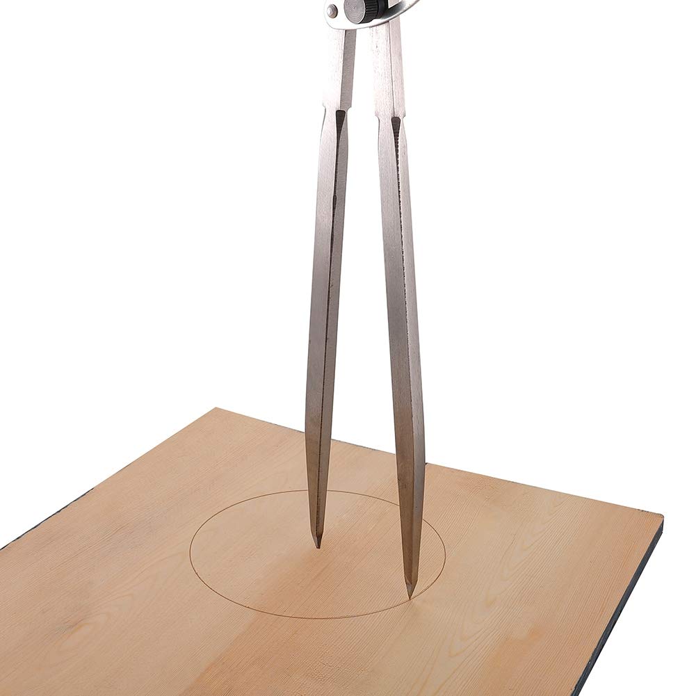SUSSURRO Profi Schreinerzirkel Aus Kohlenstoffstahl | 300 Mm Durchmesser, Verstellbar, Für Holz, Leder, Stein