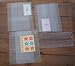 Funcoo 6-Ring Plastic Binder Pockets/Bill Pouch/Name Card Credit Card Holder Bag, Set of 6 Binder Planner Notebook Refills Pockets+ 2 Plastic Page Marker Measuring Ruler (A5)