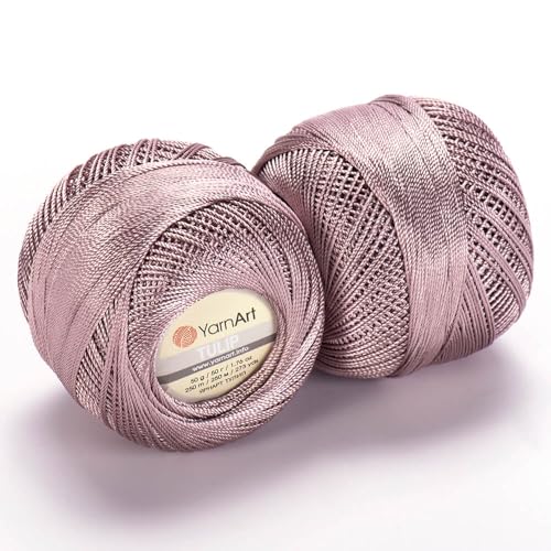 Image of YanrArt Tulip%100 Microfiber Silky Yarn - Suitable for Summer Clothes and Home Accessories Curtains, Runners, Tablecloths - S. Fine(1) Weight Yarn - 1.70 Oz, 273 Yds (406)