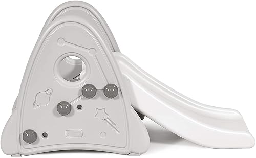 Miniatura 8 de HOMGX - Tobogán pequeño para niños pequeños, escalador con escaleras ampliadas y borde liso, tobogán pequeño independiente para interiores y