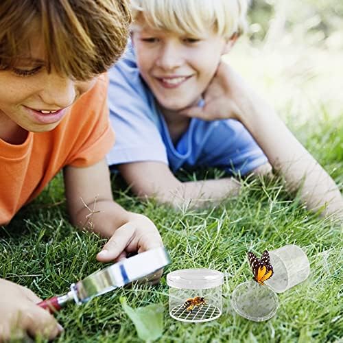 TSLBW Magnifying Insect Viewer Box Bug Box Bug Pots Bug Viewer Bug Collecting Kit for Kids Insect Cage Insect Observing Jar for Science Nature Exploration and Bug Collecting