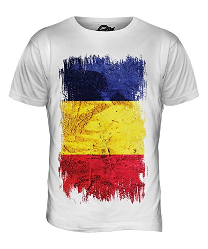 T-Shirt Roumanie Homme Style Grunge Idéal pour Vos Sorties Casual