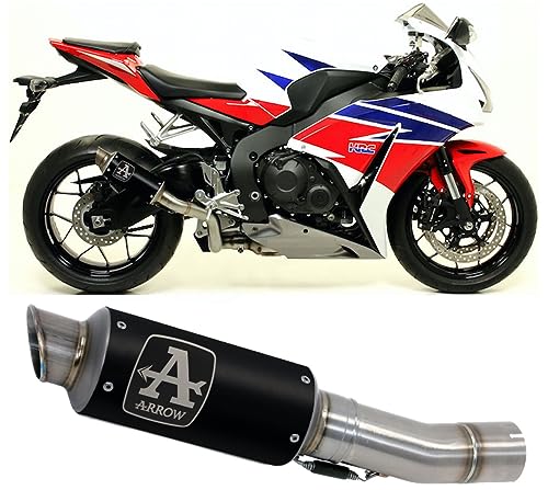 Made in Italy arrow scarico race gp2 gp-2 nichrom nero compatibile con honda cbr 1000 rr 2014 2015 2016 mototopgun